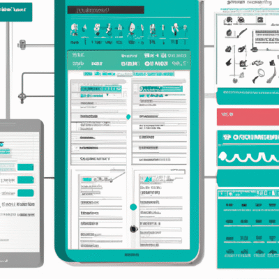Imagem interna: Tela de computador mostrando gráficos de SEO